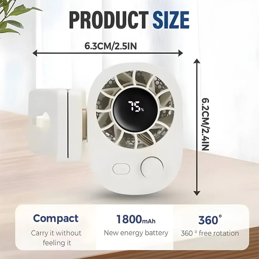CoolClip™ Fan — 360° Cooling Anywhere detail 1